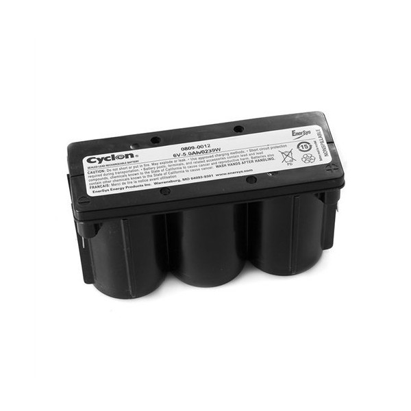 Hawker Cyclon 0809-0012 6 Volt 5 Amp-Hour Rechargeable Nonspillable Lead Battery