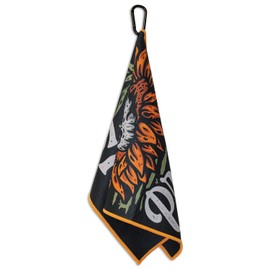 RokFit Gym & Golf Towel – Multi-Use, Quick-Dry, Durable Utility Towel with Bold Graphic and Carabiner Clip (Trust The Process)