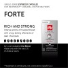 Illy Forte Extra Dark Roast Coffee 10 Count Illy Nespresso