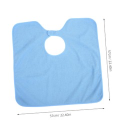 FRCOLOR Senior Bib Polyester Dinner Bib for Adults Easy Clean Elderly Must Have