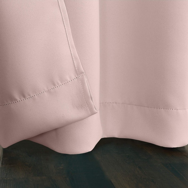 Sun Zero Marcella Damasco, Blush, 54" x 95", 1