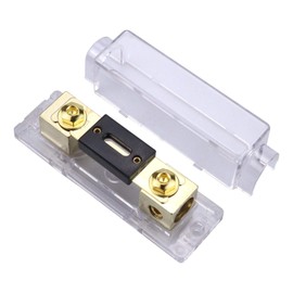 ZOOKOTO 0/2/4 Gauge AWG ANL Fuse Block 100A Inline ANL Fuse Holder with 100 Amp ANL Fuses for Car Audio Amplifier (2 Pack)