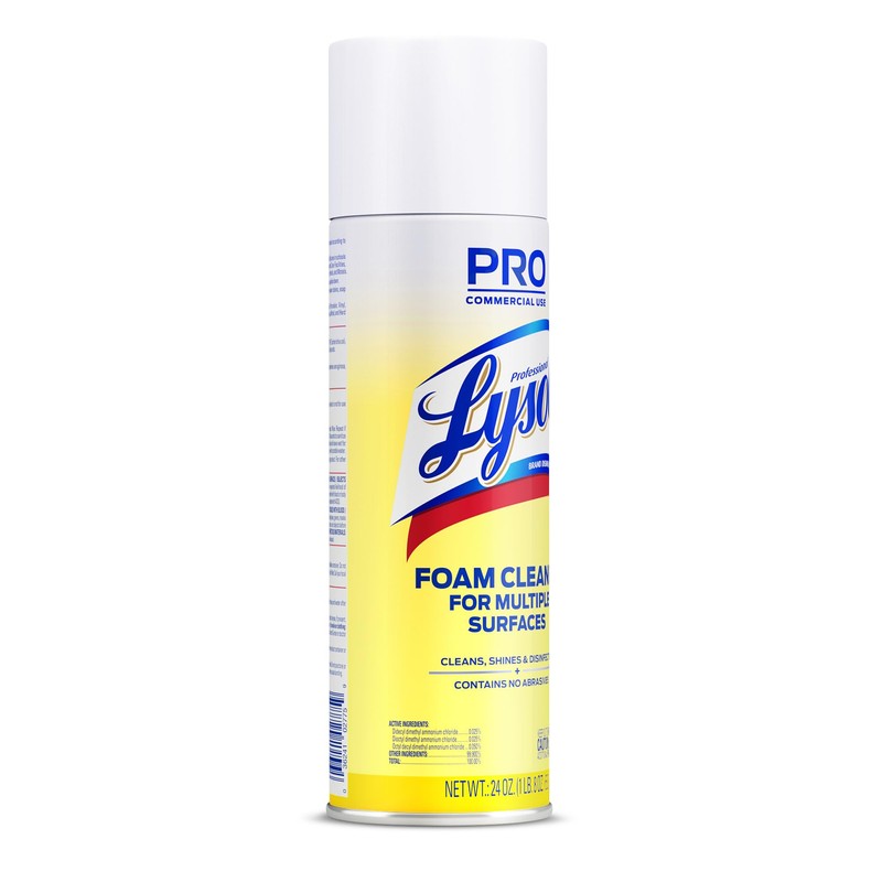 Lysol Professional Foam Cleaner for Multiple Surfaces, 24 Ounce