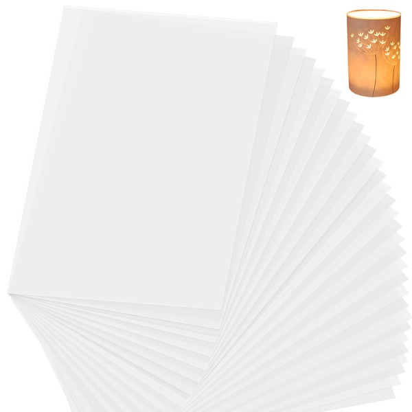 Qiareoiu 60 Sheets White Tracing Paper, Architect Paper A4, Tracing