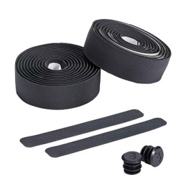 BBB Cycling BHT-14 FlexRibbon Gel Handlebar Tape for Road Bikes, Black, One Size (2929771401)
