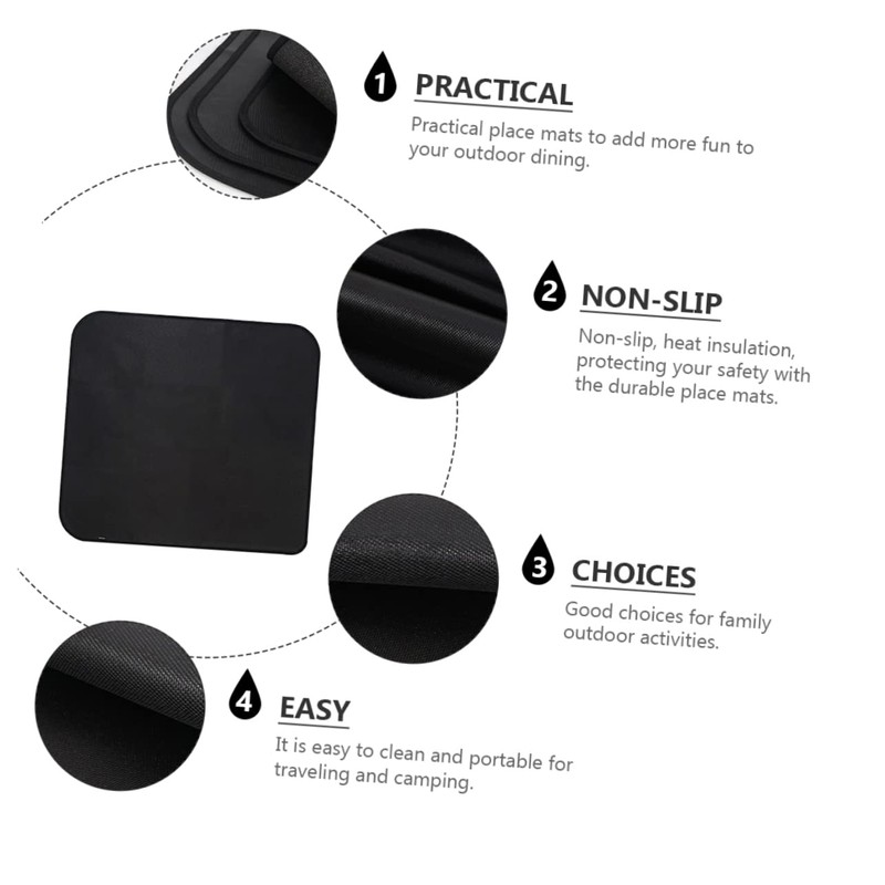 CAXUSD Fireproof Mats Outdoor Rug for Heat Mat Insulation Pad