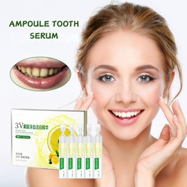 10PCS 3V Fruit Acid Teeth Whitening Serum, Natural ToothWhitening Ampoule Essence, Gum Care Support, Plant Extract Tartar Remover for Teeth, Deep Cleaning & Daily Oral Care, Gentle Whiten Action