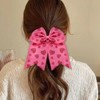 Cheer Hair Bow Cheerleading Bowknot Hair Ties Elastics for Women