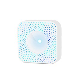 Nurdo Tuya WiFi Intelligent Air Quality Monitor 6-in-1 Air Housekeeper PM2.5/Formaldehyde/VOC/CO2/Temperature/Humidity Detector Compatible with Alexa Google Home for Home Office