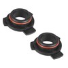 MACHSWON 2pcs 9012 HIR2 LED Car Headlight Adapter Socket Lamp