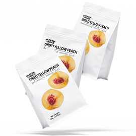 Natural Yellow Peach Dried Fruit, 150g/5.29oz Dried Slices, Preserved Peach Fruit, No Preservatives, Rich in Fiber & Vitamins, Perfect Healthy Snack and Baking Partner