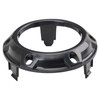 TRQ Front Fog Light Hole Cover Black Drivers Side Compatible