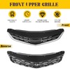 JHRISE Front Bumper Upper and Lower Honeycomb Mesh Grille For