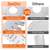 ZeeDix Wire Gauge Measuring Tool (2 Pcs) - Round Dual