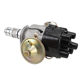 45D Points Distributor, 45D4 Points Distributor With Cap And Red Rotor Arm Ignition Distributor For A Series Engines From 1969 To 1981