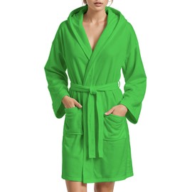 PETTI Artigiani Italiani- Unisex Bathrobe, Hooded Microfiber Bathrobe, 100% Made in Italy