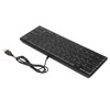 64 Keys RGB Backlit Keyboard USB Wired Gaming Keyboard Portable