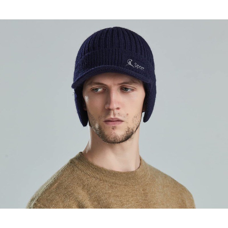YAMEE Men's Winter Hat Knitted Cap Winter Cap Women's Knitted