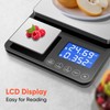 KUAIVO 0.001 oz / 33 lb Dual Platform Kitchen Scale, Digital Food