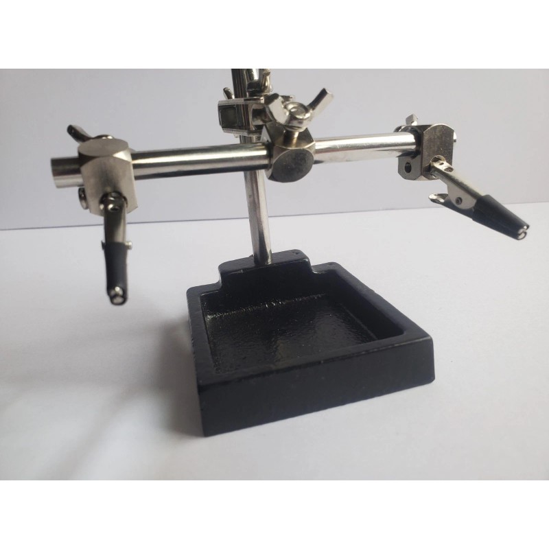 Duratool Third Hand Soldering Iron Stand Helping Clamp Vise Clip