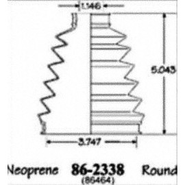 Empi 86-2338D CV Boot Kit