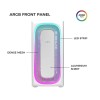 ALSEYE Glass Ai-Pro White Argb Mid-Tower E-Atx Pc Gaming Case