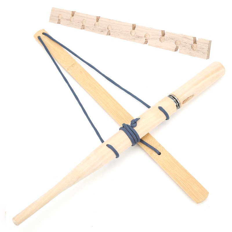 Single Vesion Emergency Gear Props Paulownia Material Outdoor Bow Drill