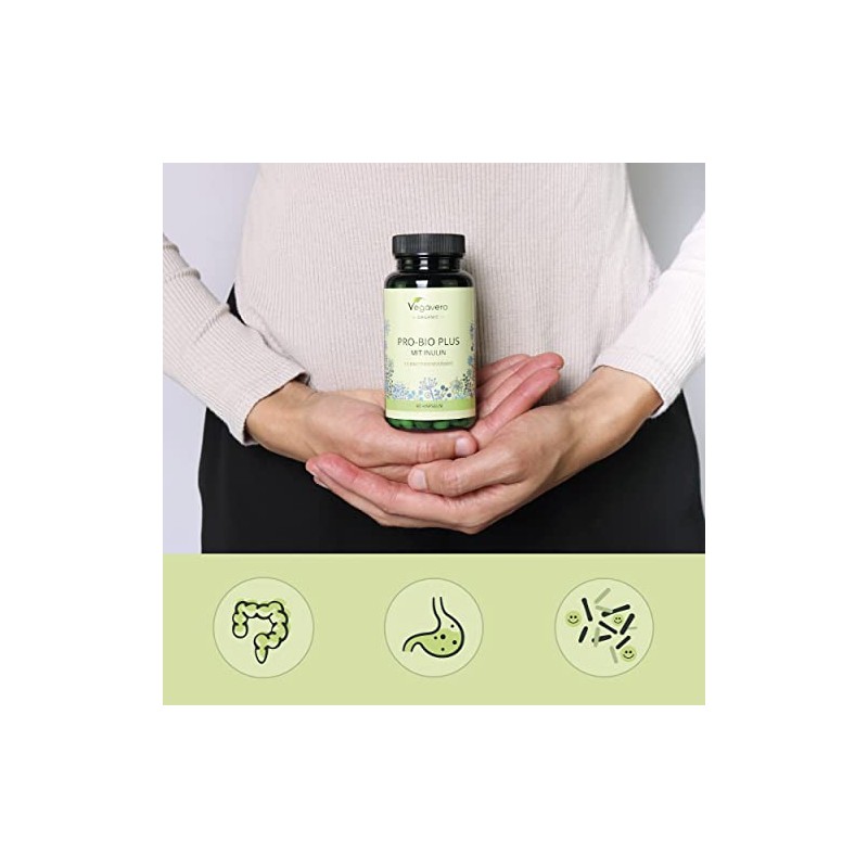 Probiotics & Prebiotics Vegavero® | 100% Organic | 10 Strains