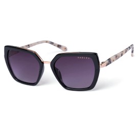 RADLEY London 6503 Womens Hexagonal Sunglasses, 54 mm, UV400 Protection, Black