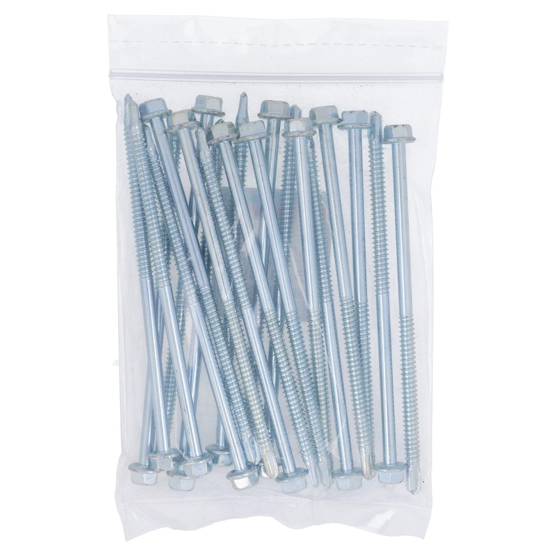 Osato 545-296 Drill Screws, Hex, 0.2 inches (6 mm) x