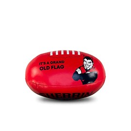 Melbourne Demons AFL Footy Sherrin PVC Soft Footy 20cm