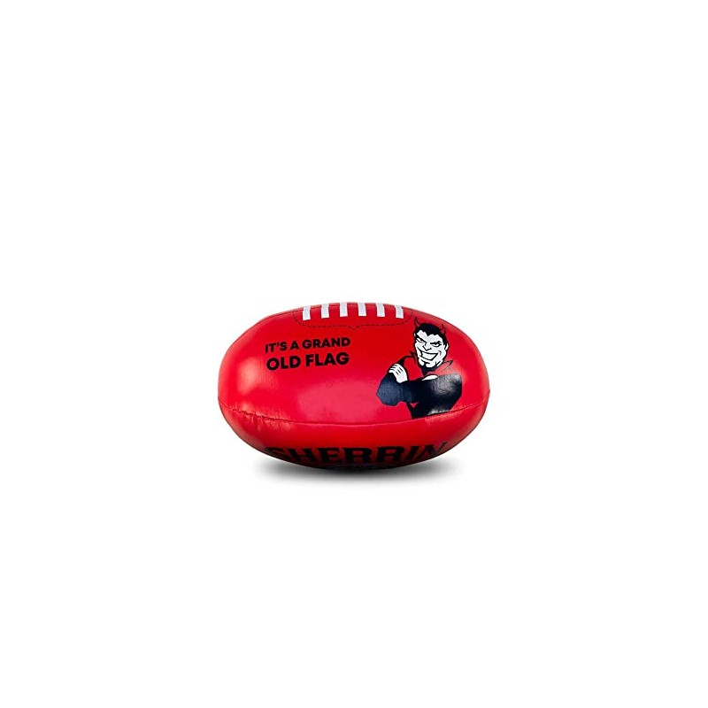 Melbourne Demons AFL Footy Sherrin PVC Soft Footy 20cm