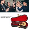 Musical Instrument Lapel Pin Guitar Shaped Miniature Instrument Lapel Brooch