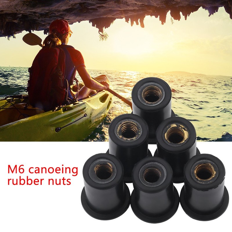 Rubber Nut M6, Tbest Rubber Nut M6, Kayak Well Nuts,