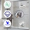 4pcs Shower Door Twin Rollers - 2 Top & 2