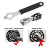 QKURT Bicycle Crank Removal Tool Extractor Puller Remover Set with