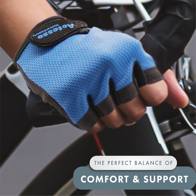 Actesso Workout Gloves for Exercise – Padded Training Gloves for