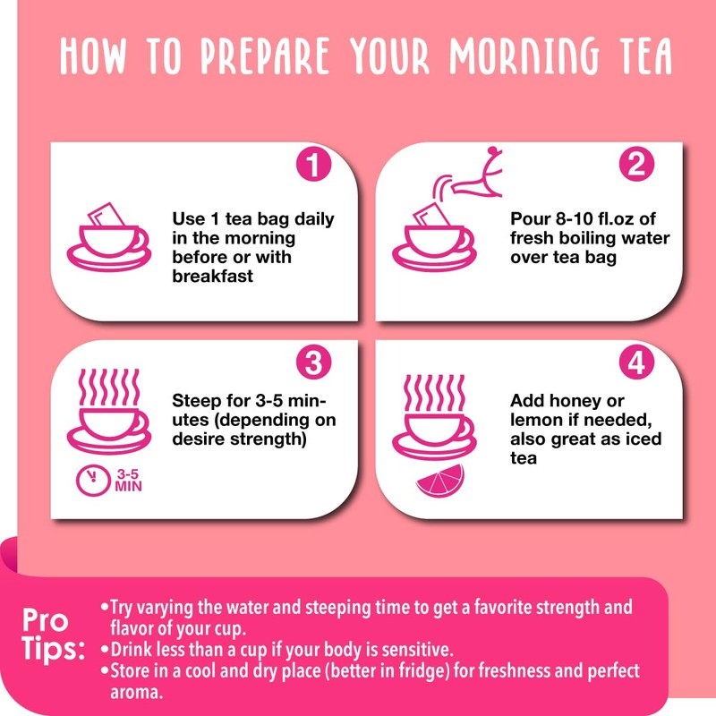 Morning Detox Tea Blend, 30 Day Supply