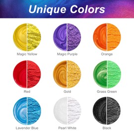 GOODTAKE Pearl White Mica Powder | Epoxy Resin Color Pigment | Pearlescent Color Pigment | Mica Powder for Resin Epoxy - for Soap Making, Nail Polish, Slime & Candle (Pearl White, 2 oz)