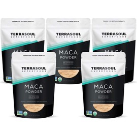 Terrasoul Superfoods Terrasoul Superfoods Organic Gelatinized Maca Powder, 5 Lbs - Premium Quality | Supports Increased Stamina & Energy | Gelatinized for Easy Digestion
