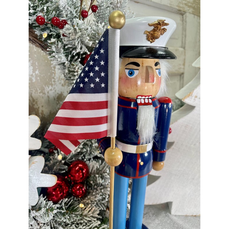 Santa's Workshop 14" Marine Nutcracker