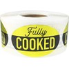 Fully Cooked Grocery Store Food Labels 1.25 x 2 Inch