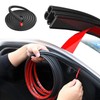 Upgraded Car Door Seal Strip,Thickened Rubber Car Weather Stripping,Soundproof &