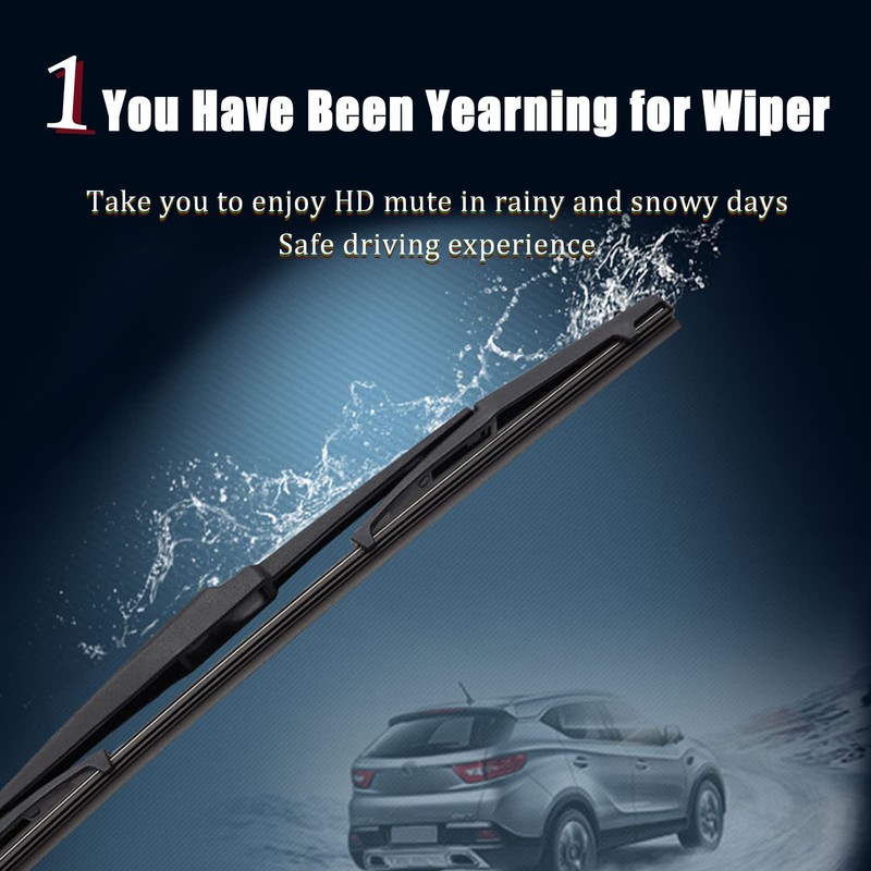 Rear Wiper Blade,8inch Car Back Window Wiper Replacement for Lexus
