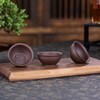 SILINE 3 PCS Zisha Gongfu Teacup,2.2 Oz Chinese Yixing Purple