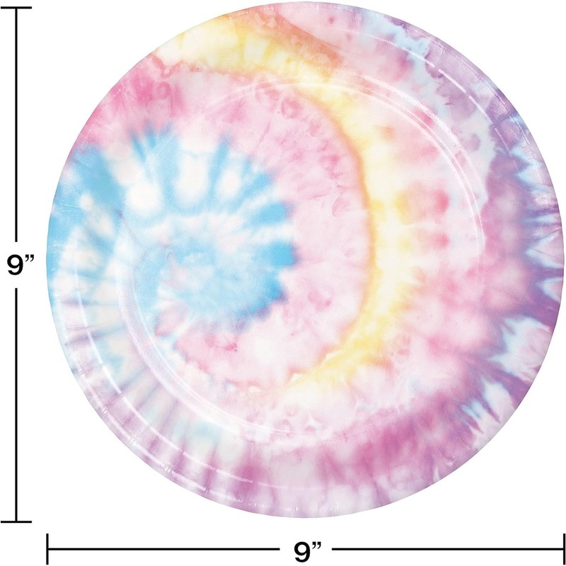 Trendware Tie Dye Birthday Party Kit, Serves 8