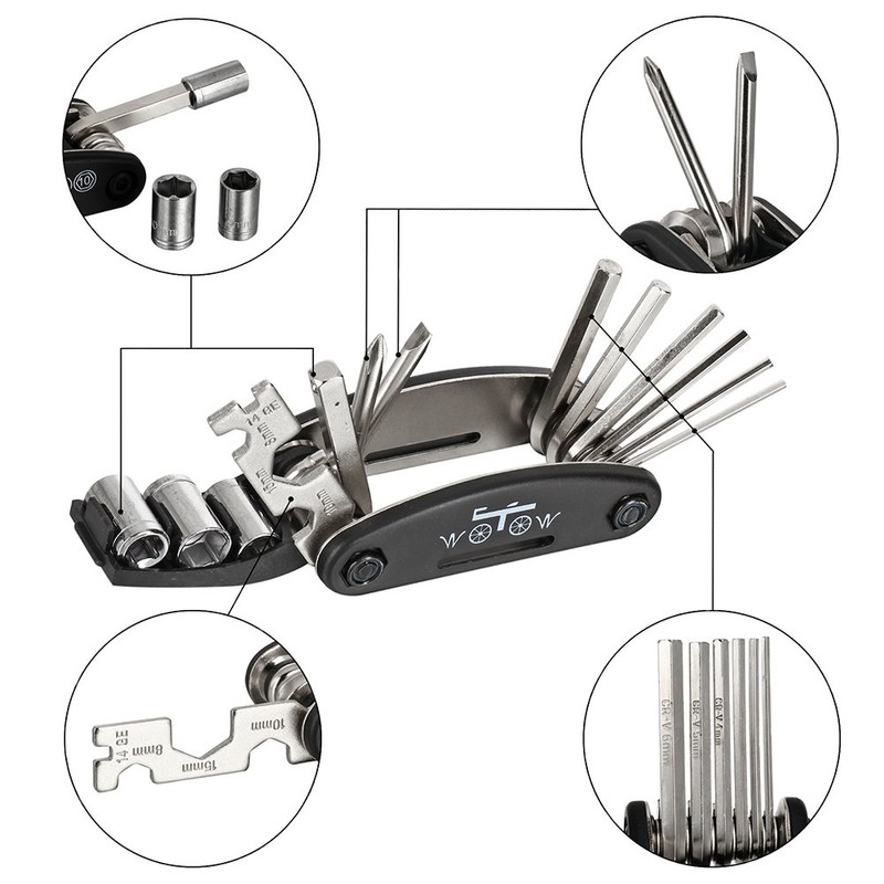WOTOW 16 in 1 14 in 1 Multi-Function Bike Bicycle