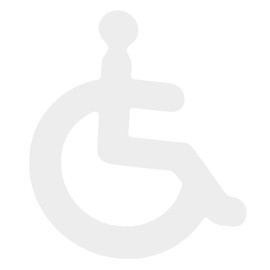 GRIRIW Wall Sticker Disabled Wheelchair Restroom Sign Elegant Design for Public Settings Easy Installation Guidance for Disabled Access for Hotels Stores and Gyms