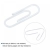 sourcing map Paper Clips Small Size 1.1 Inch Vinyl Coated