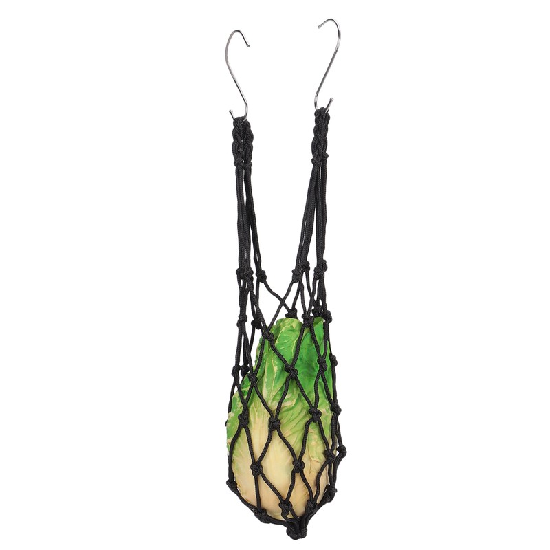 Hanging Feeding Net Bag Poultry Fruit Holder Chicken Cabbage Feeder